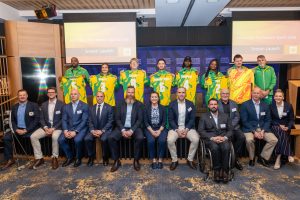 Street Socceroos with Aussie sporting legends. Photo credit: Nick Watman